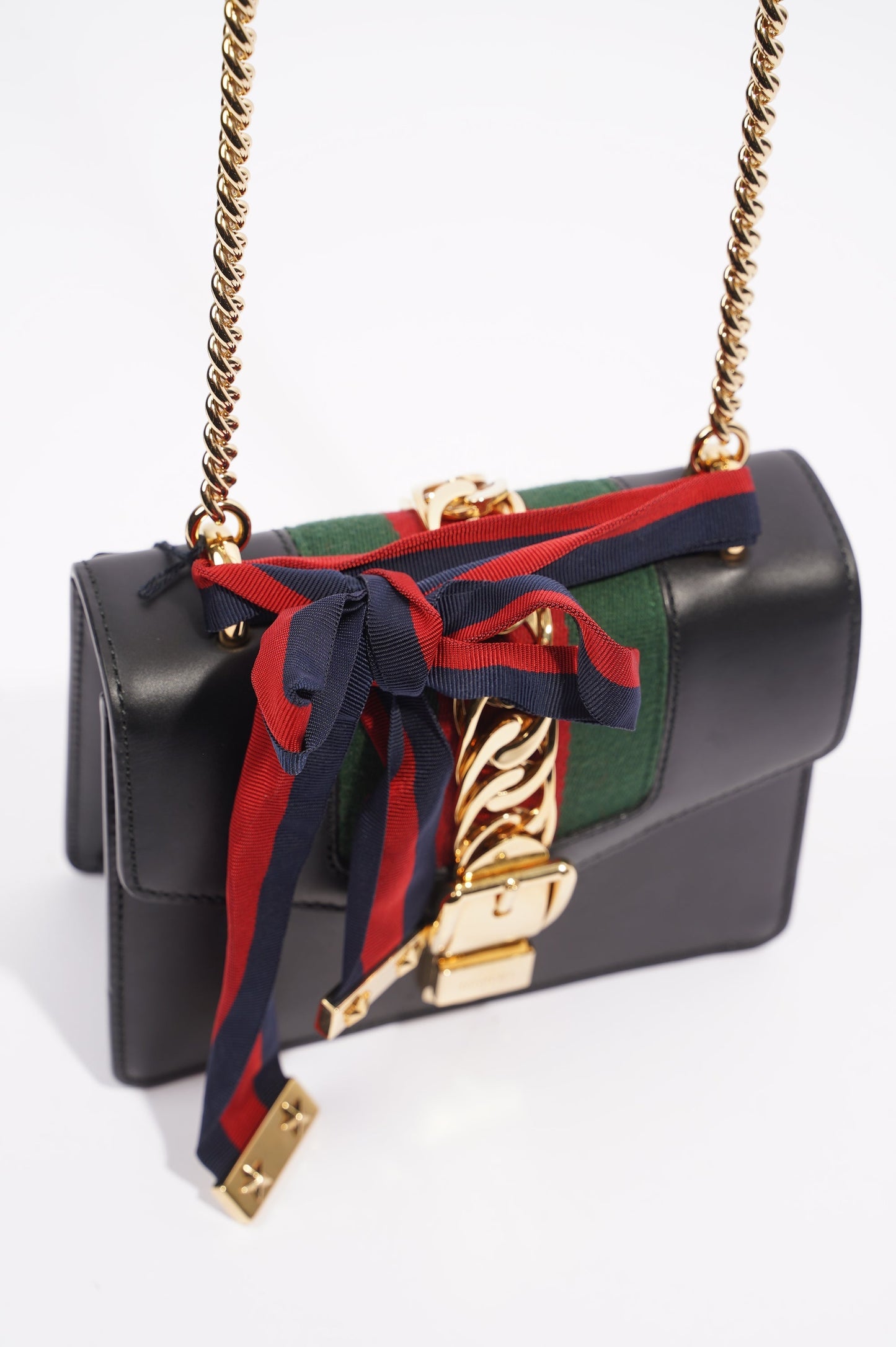 Gucci Womens Sylvie Black Mini