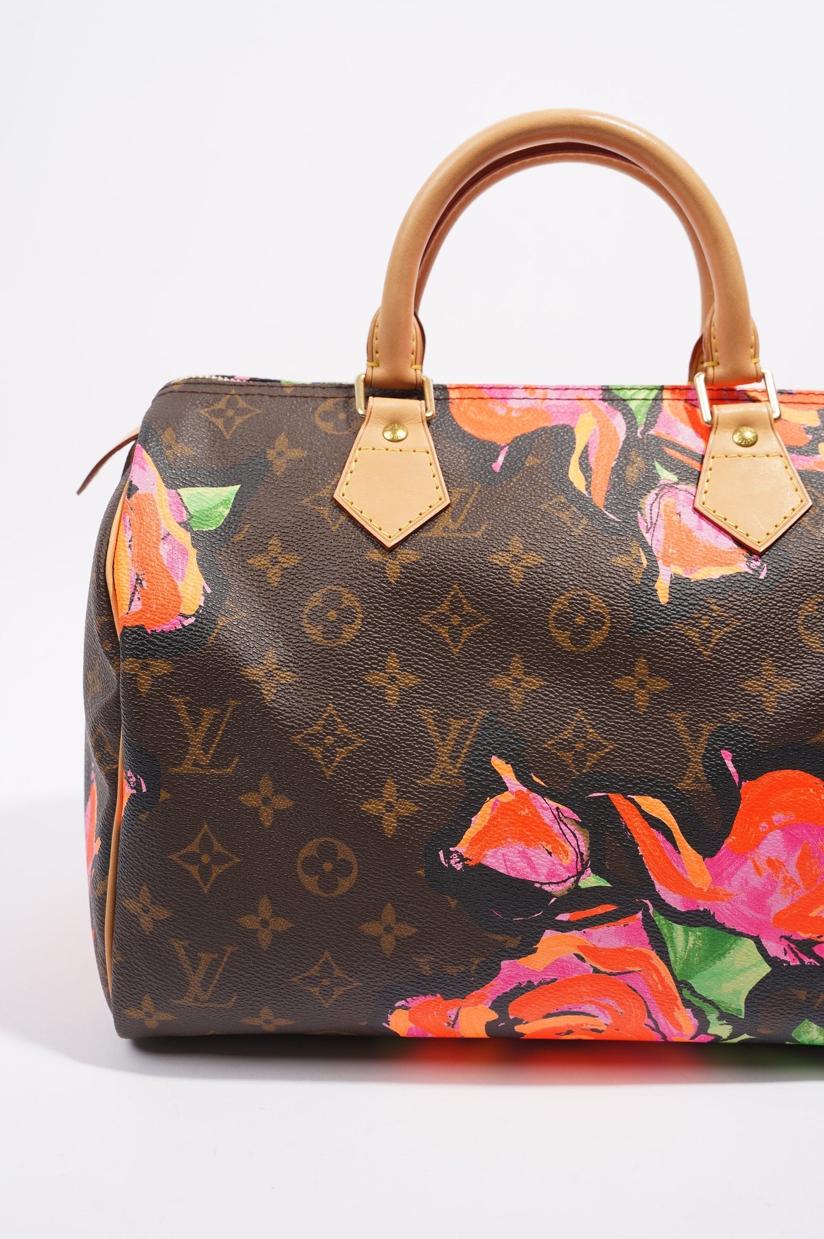 Louis Vuitton Womens Stephen Sprouse Speedy Monogram Roses 30