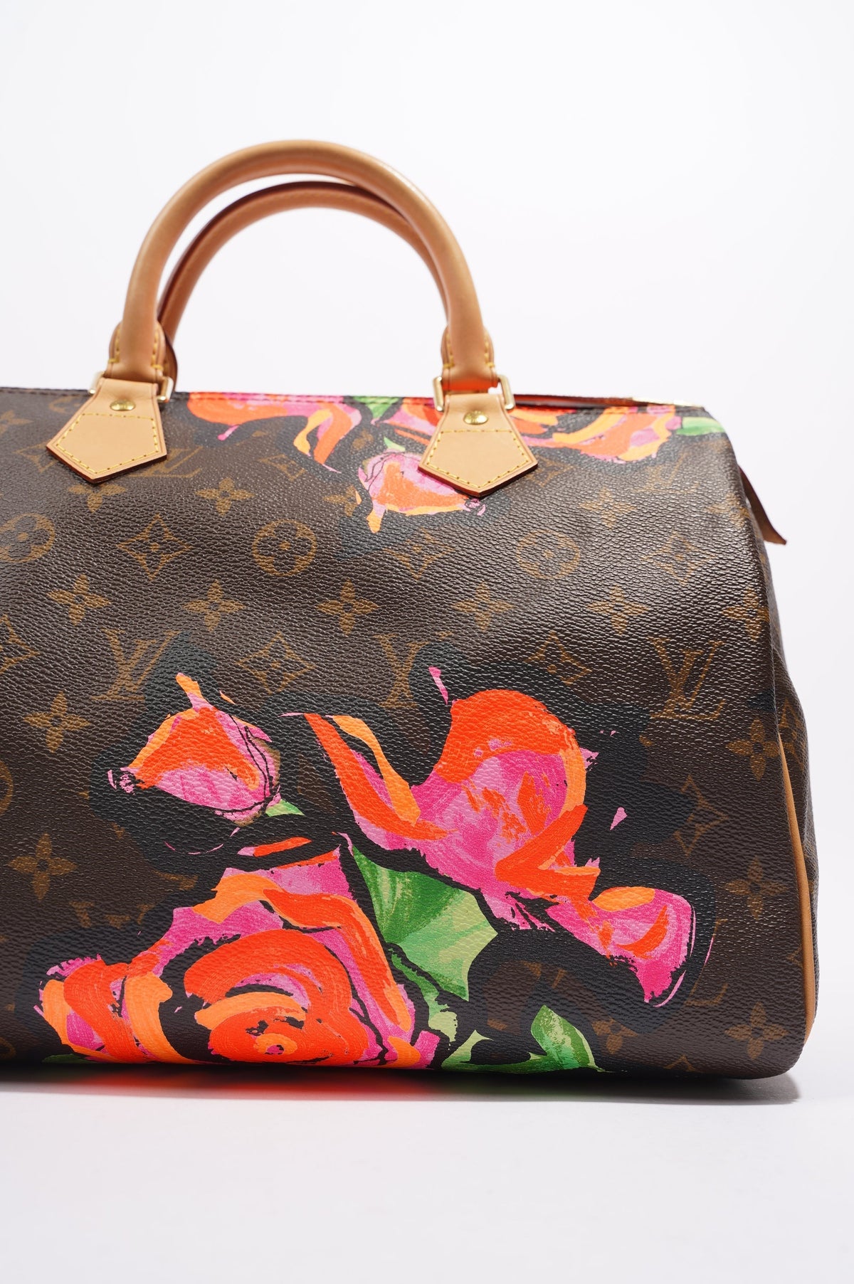 Louis Vuitton Womens Stephen Sprouse Speedy Monogram Roses 30
