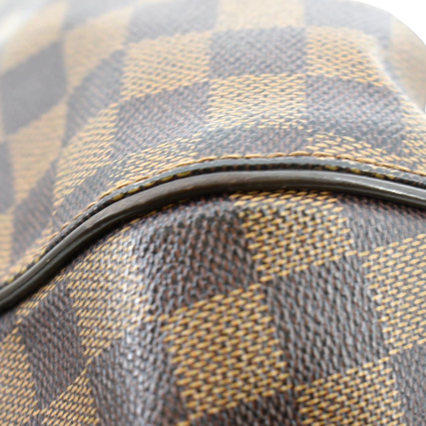 Louis Vuitton Sistina GM Damier Ebene Shoulder Bag Brown