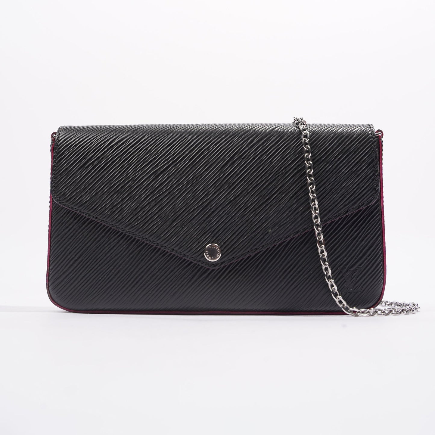 Louis Vuitton Womens Felicie Pochette Black Epi Leather