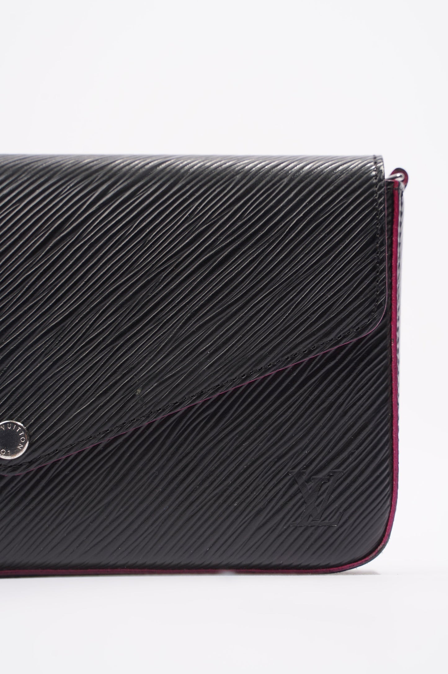 Louis Vuitton Womens Felicie Pochette Black Epi Leather