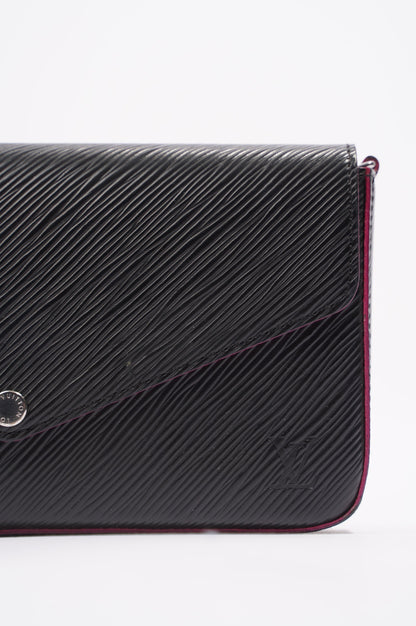 Louis Vuitton Womens Felicie Pochette Black Epi Leather