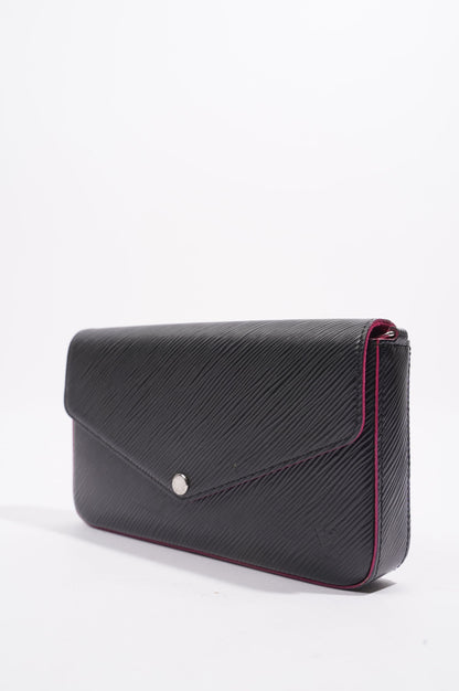 Louis Vuitton Womens Felicie Pochette Black Epi Leather