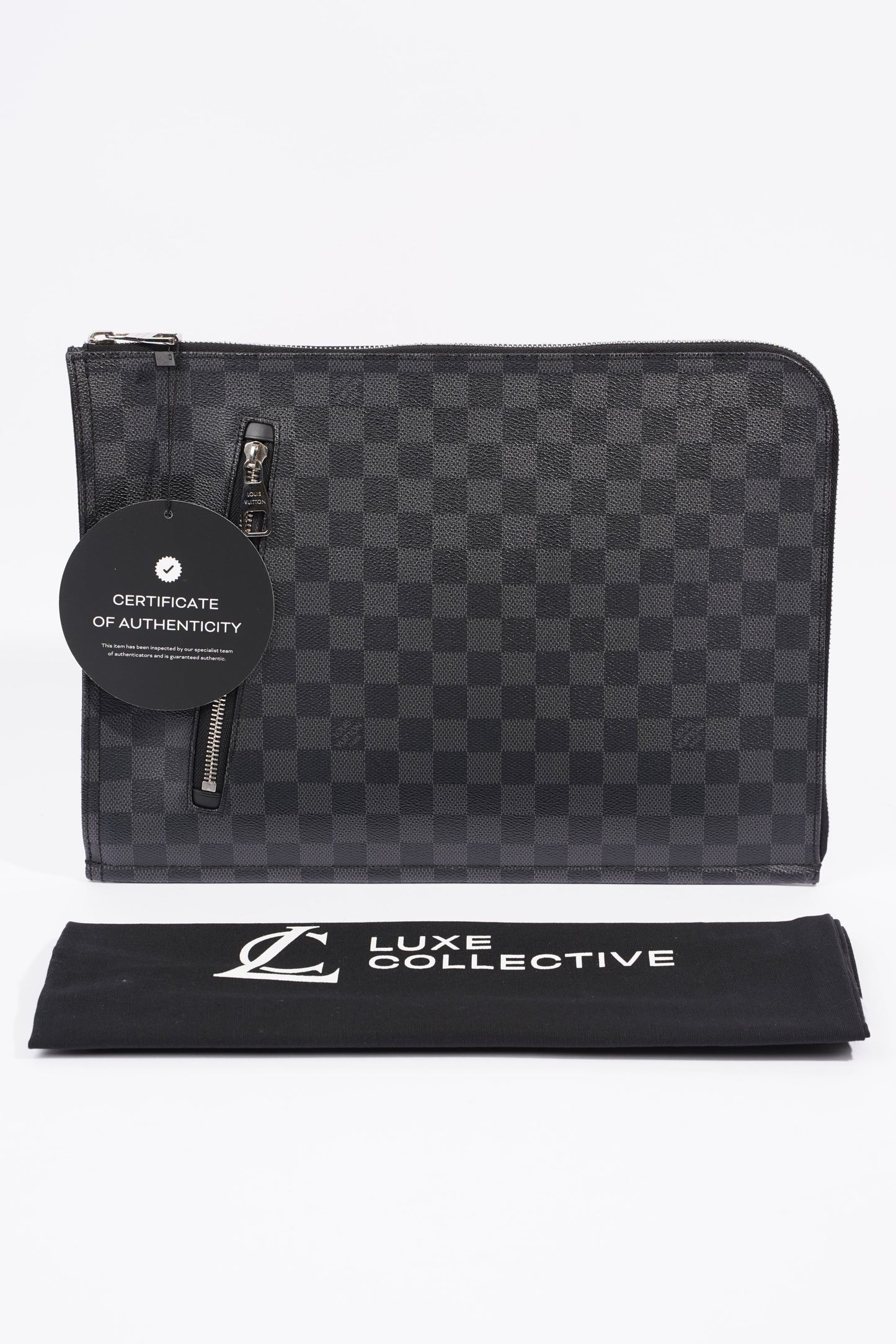 Louis Vuitton Poche-Document Damier Graphite Canvas