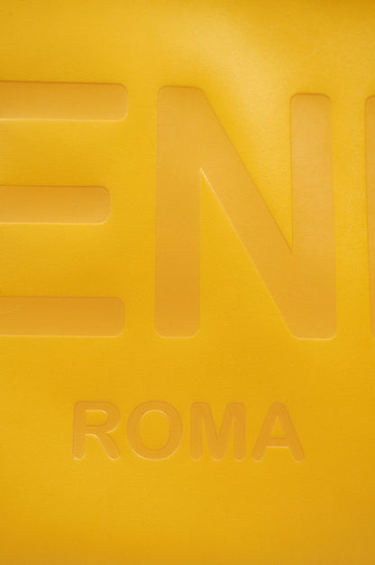 Fendi Womens Roma Clutch Yellow Large