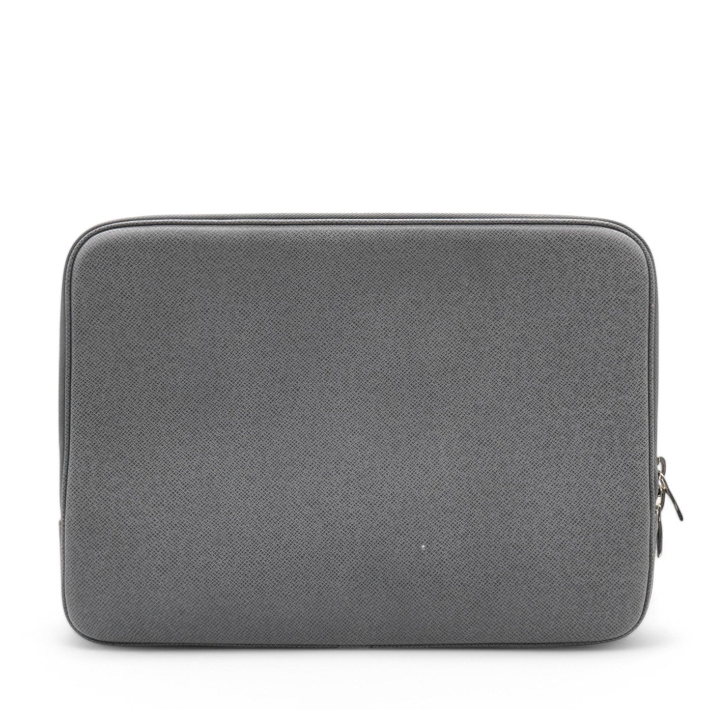 Louis-vuitton Laptop Case Grey Leather