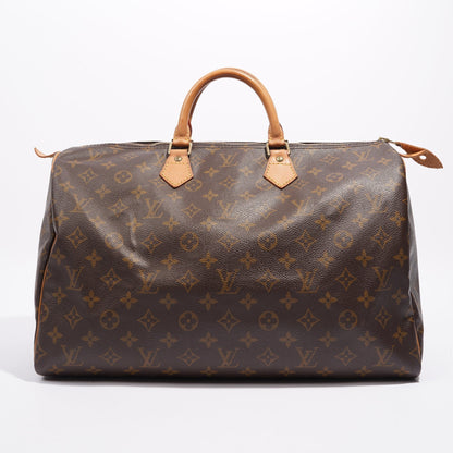 Louis Vuitton Womens Speedy Monogram Canvas 40