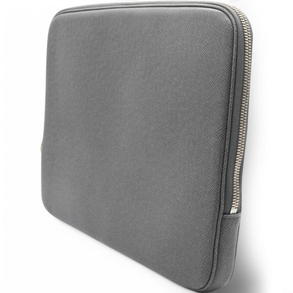 Louis-vuitton Laptop Case Grey Leather