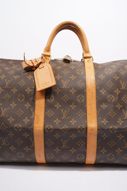 Louis Vuitton Womens Keepall 55 Monogram Canvas
