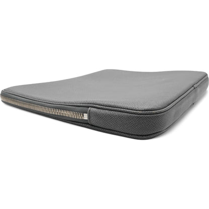 Louis-vuitton Laptop Case Grey Leather