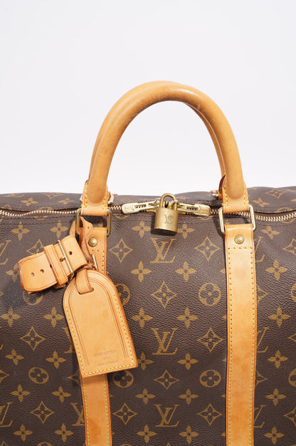 Louis Vuitton Womens Keepall 55 Monogram Canvas