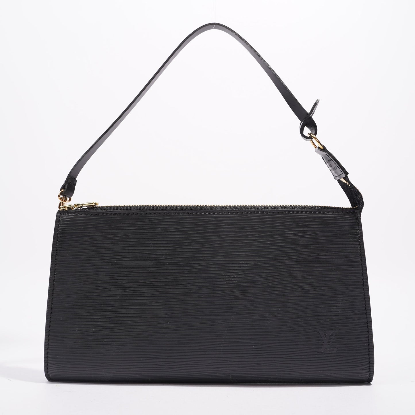Louis Vuitton Womens Pochette Black Epi Leather