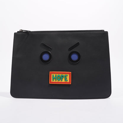 Fendi Womens Hope Pochette Black