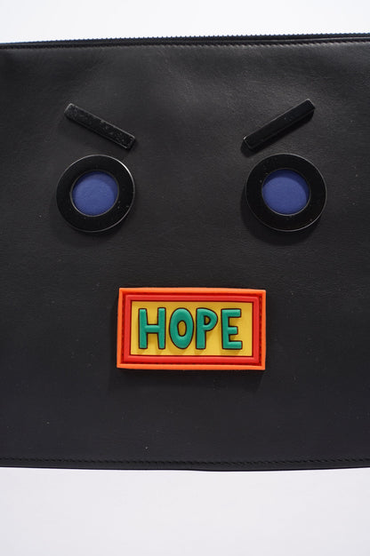 Fendi Womens Hope Pochette Black