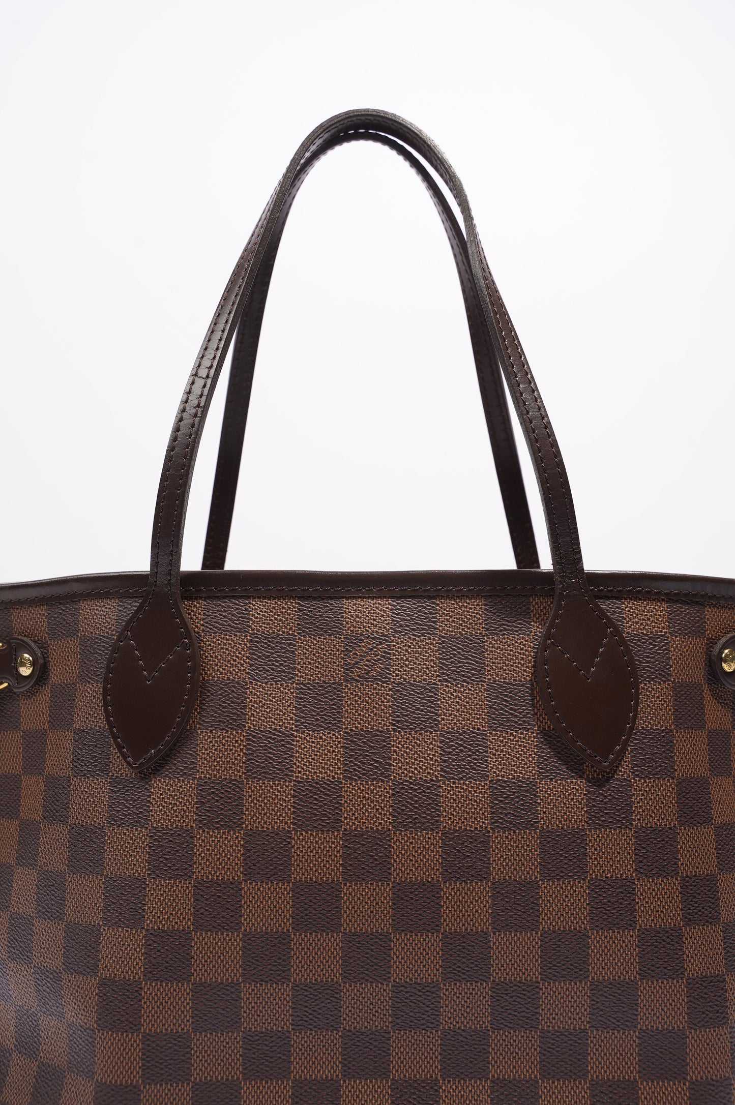 Louis Vuitton Womens Neverfull Damier Ebene Canvas PM