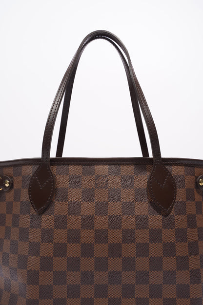 Louis Vuitton Womens Neverfull Damier Ebene Canvas PM