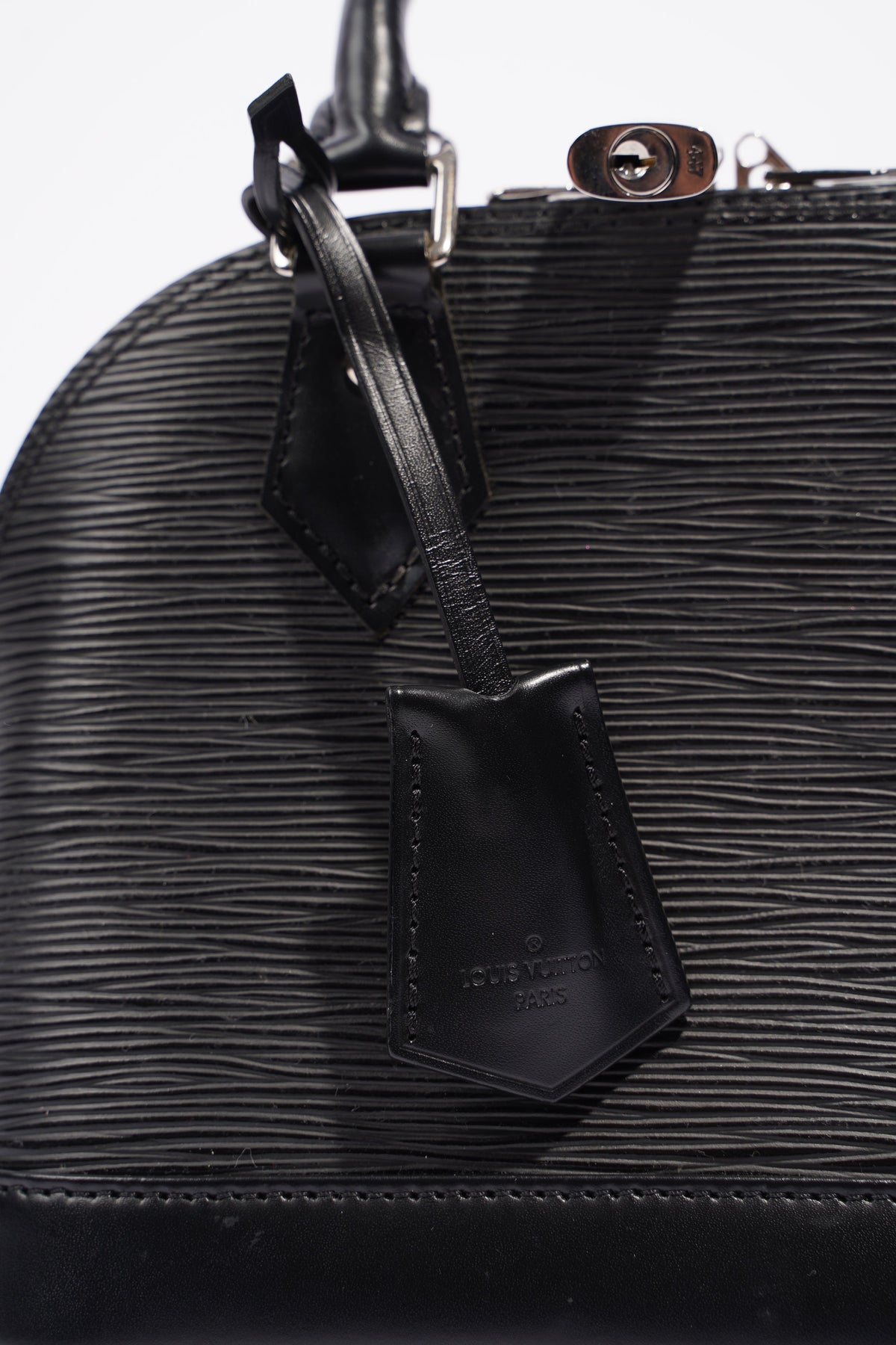 Louis Vuitton Womens Alma Black Epi Leather BB