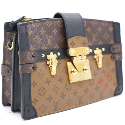 Louis-vuitton Reverse Monogram Canvas Trunk Clutch Bag