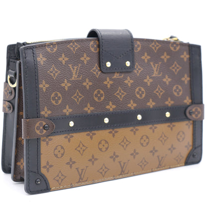 Louis-vuitton Reverse Monogram Canvas Trunk Clutch Bag