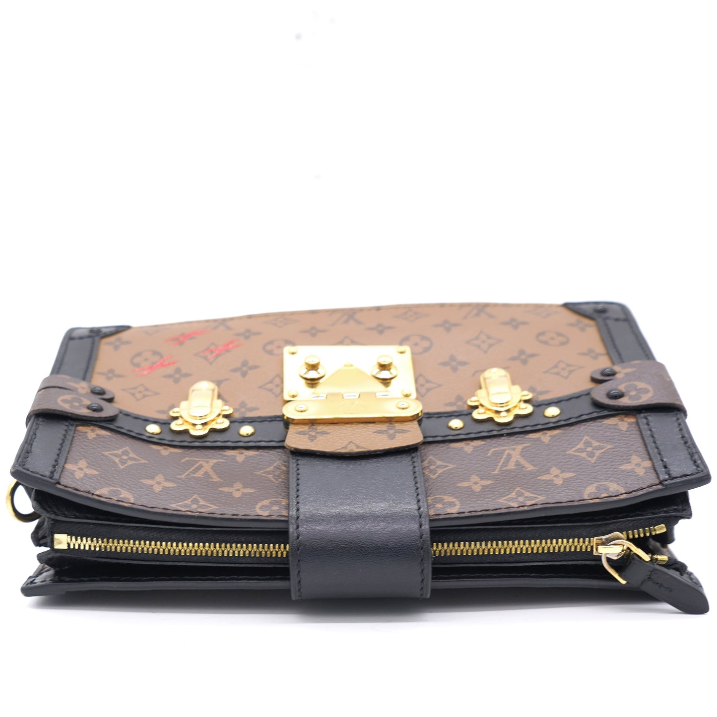 Louis-vuitton Reverse Monogram Canvas Trunk Clutch Bag