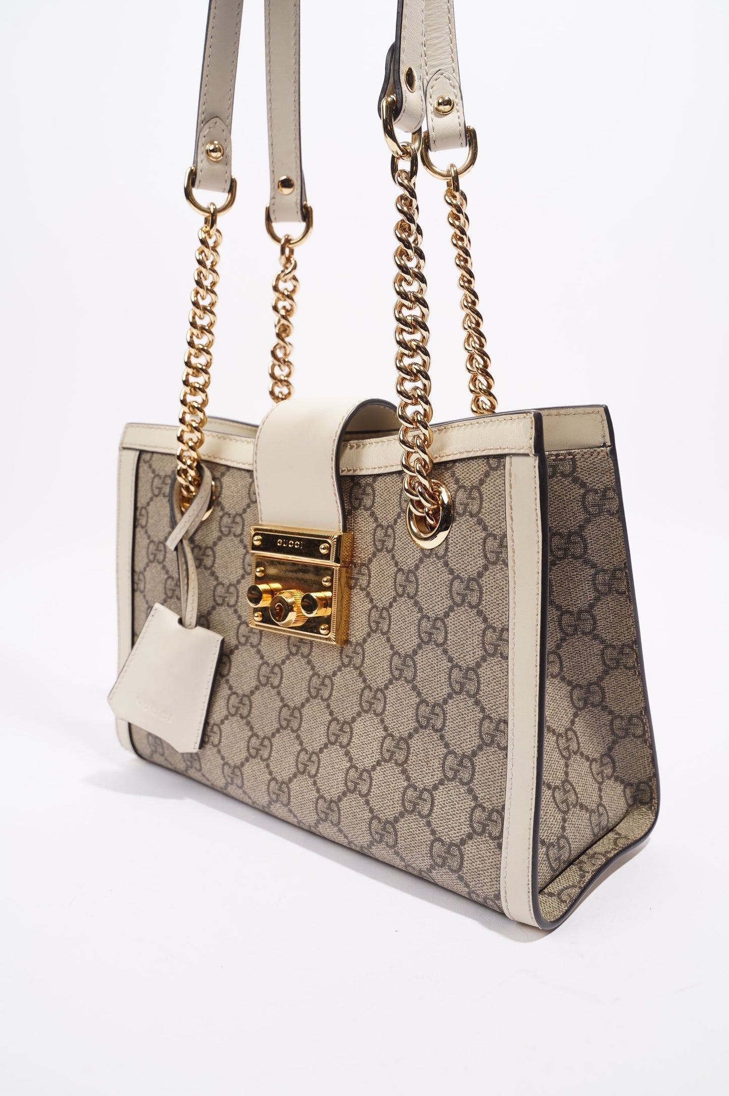 Gucci Womens Padlock Supreme Bag Small