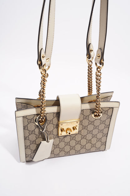 Gucci Womens Padlock Supreme Bag Small