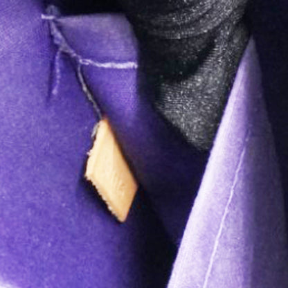 Louis-vuitton Alma Bag In Purple Embossed Monogram Patent Leather