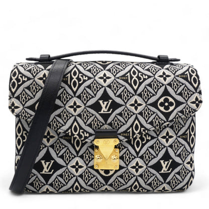 Louis-vuitton Jacquard Since 1854 Pochette Metis Grey
