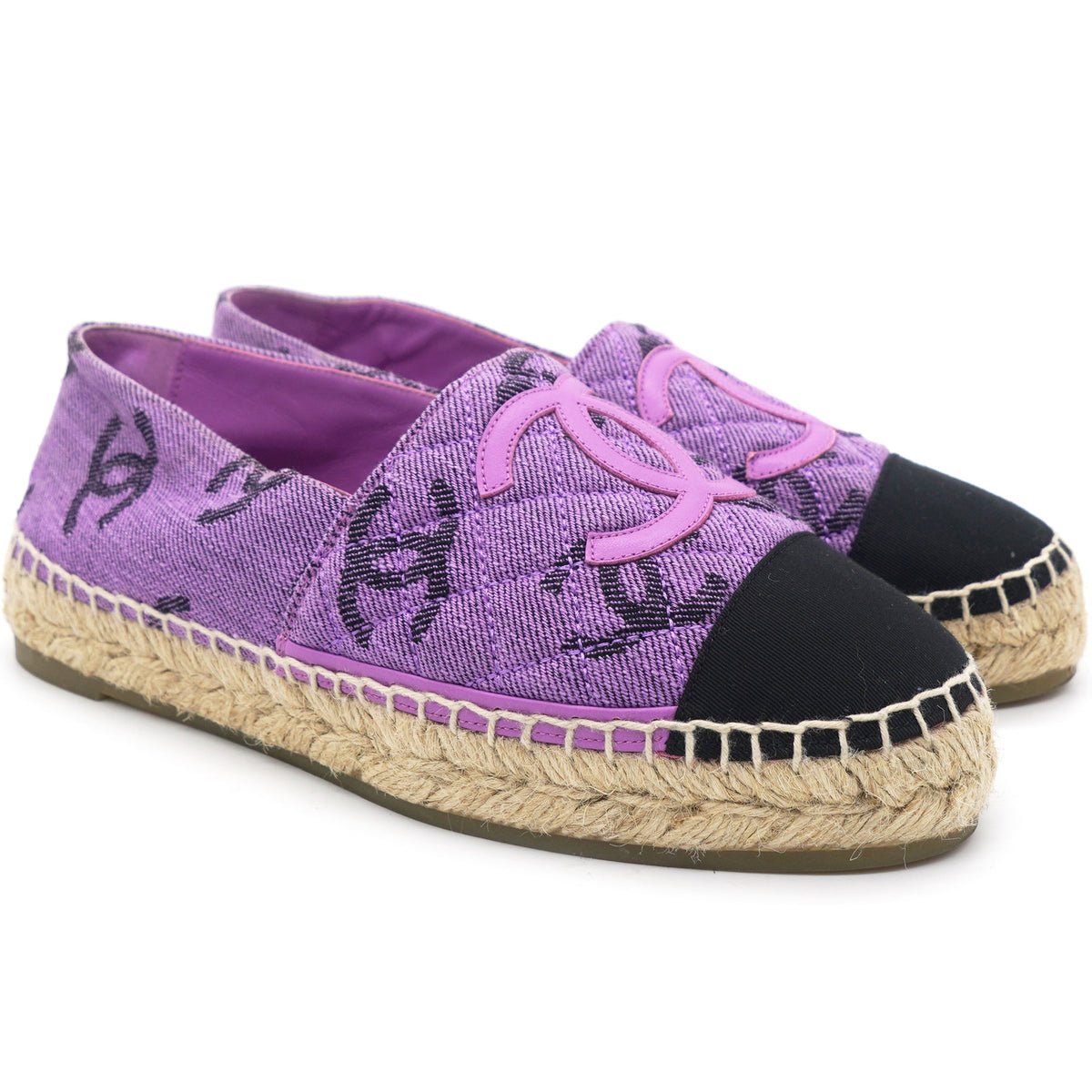 Purple Espadrilles Loafers 36
