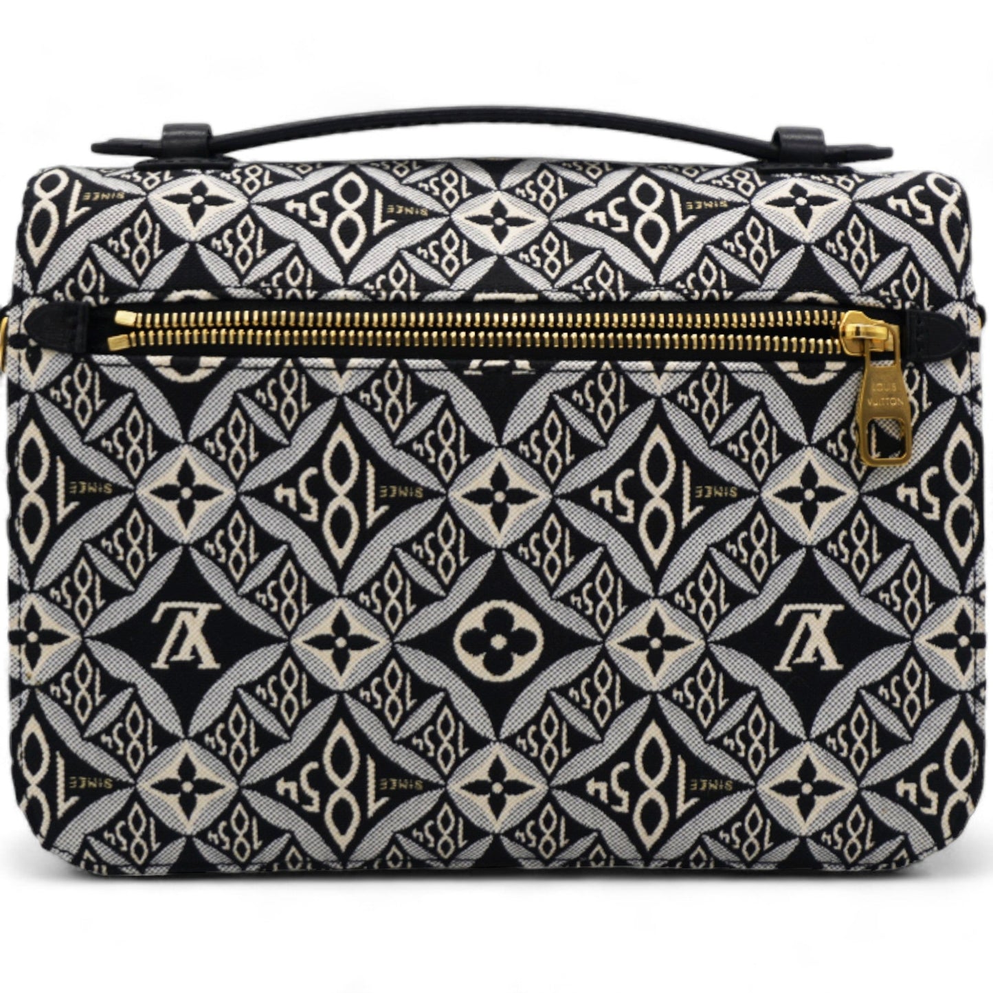 Louis-vuitton Jacquard Since 1854 Pochette Metis Grey