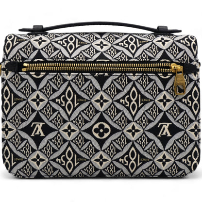 Louis-vuitton Jacquard Since 1854 Pochette Metis Grey