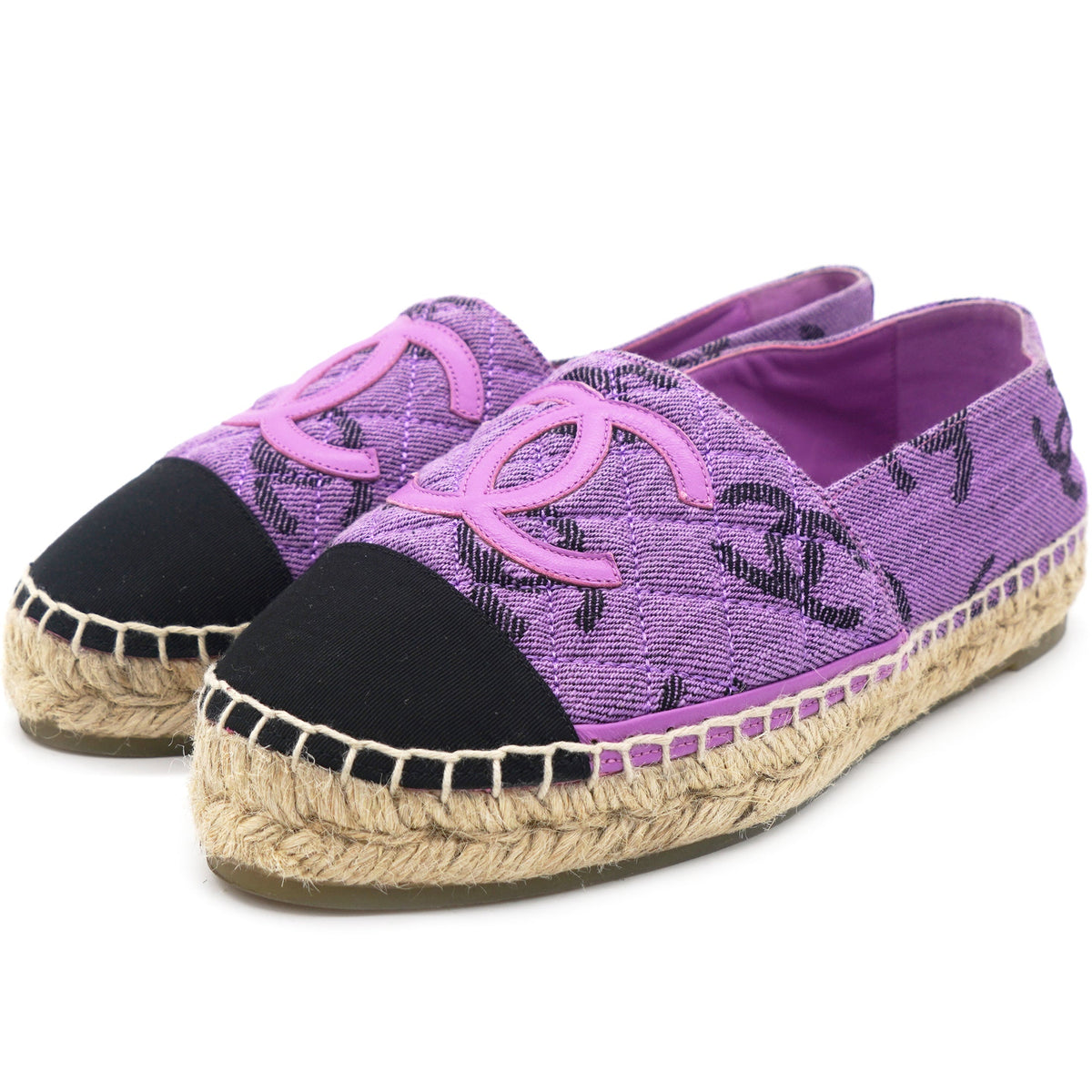 Purple Espadrilles Loafers 36