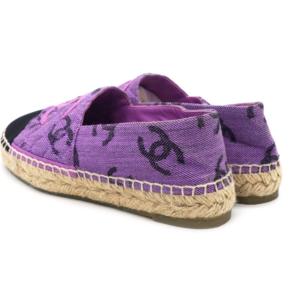 Purple Espadrilles Loafers 36