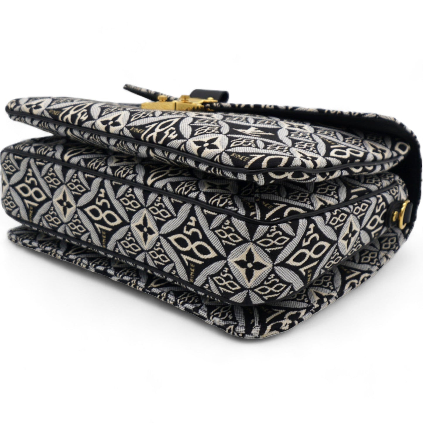 Louis-vuitton Jacquard Since 1854 Pochette Metis Grey