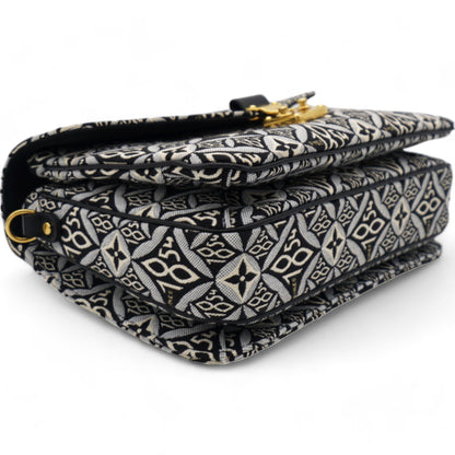 Louis-vuitton Jacquard Since 1854 Pochette Metis Grey