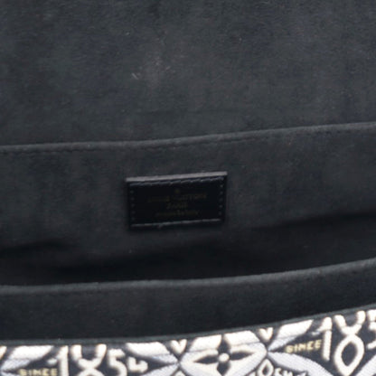 Louis-vuitton Jacquard Since 1854 Pochette Metis Grey