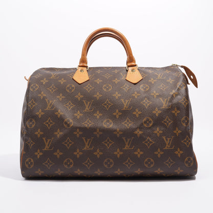 Louis Vuitton Womens Speedy Monogram Canvas 35