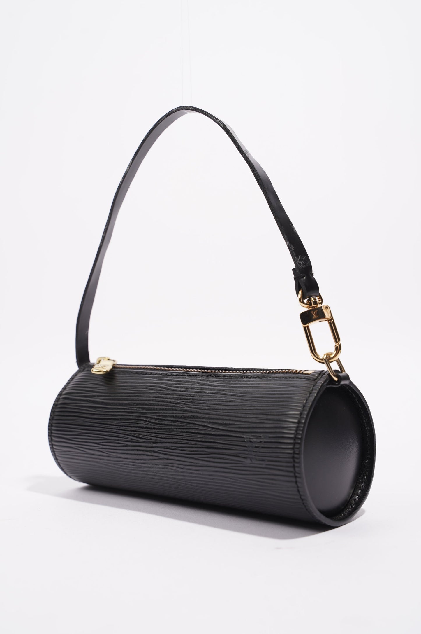 Louis Vuitton Womens Papillon Mini Black Epi Leather