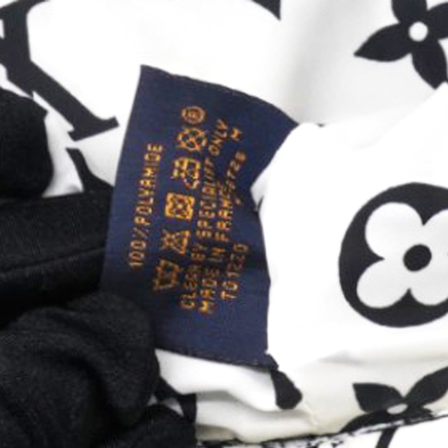 Louis-vuitton Nylon Monogram Reversible Bob Bucket Hat Black White Size M
