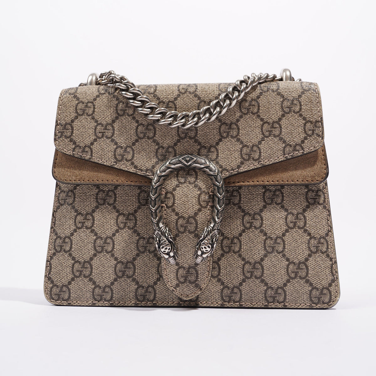 Gucci Dionysus GG Supreme Bag Brown Canvas Mini