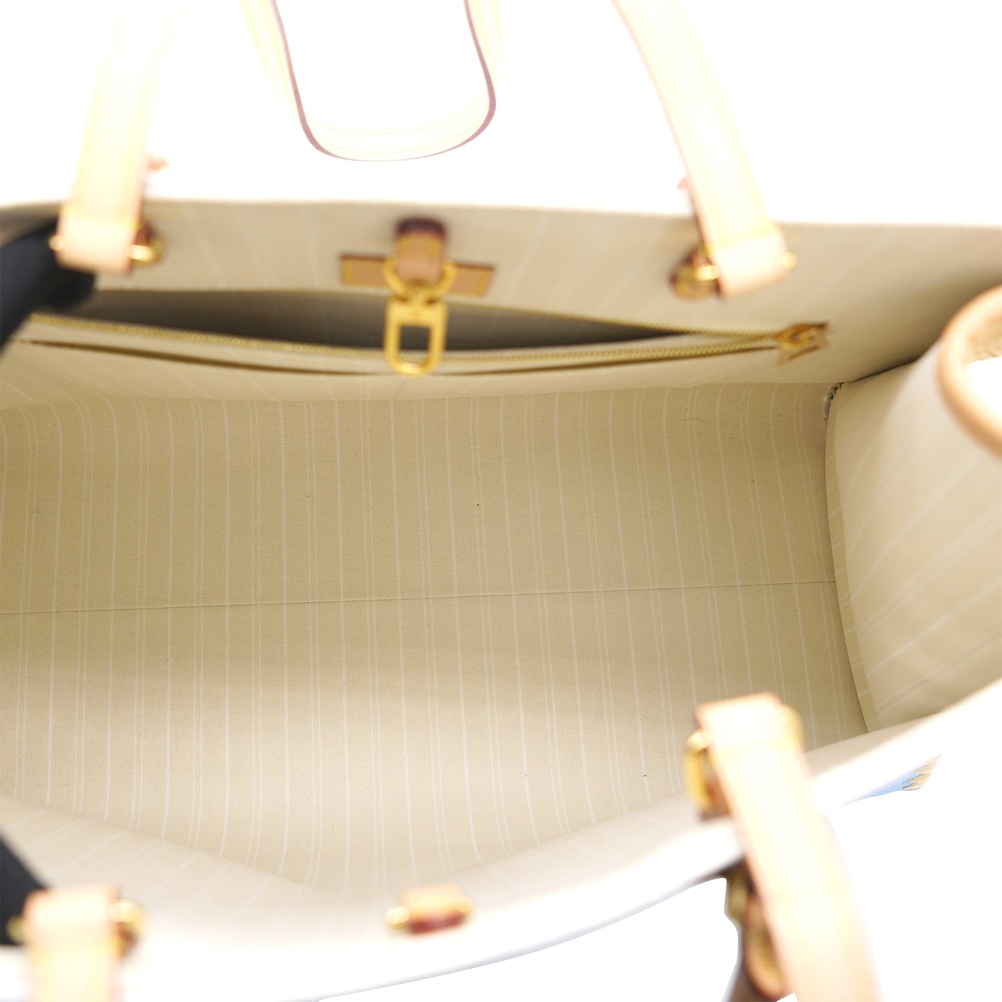 Louis-vuitton Monogram Giant Raffia Mykonos By The Pool On the Go GM Blue