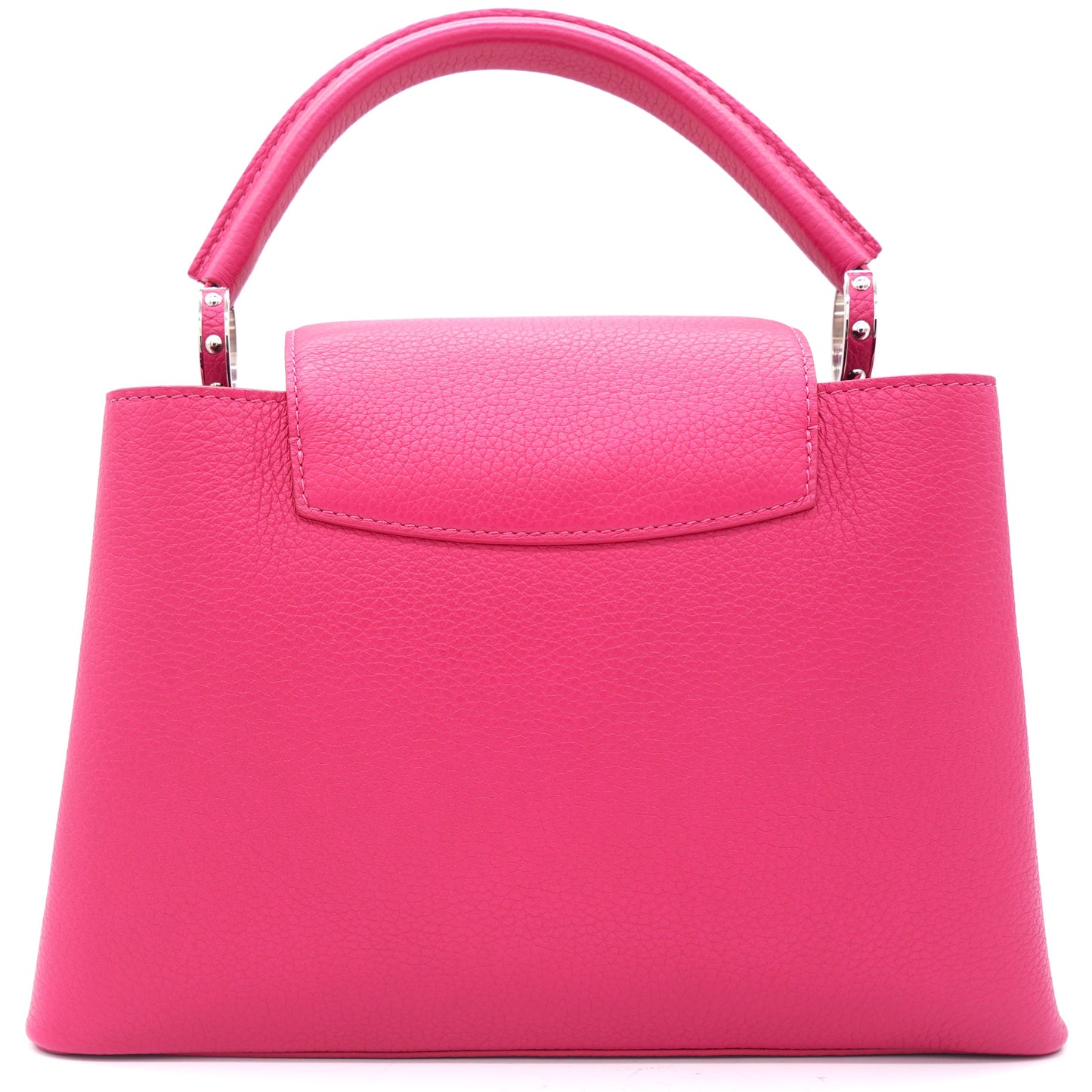 Louis-vuitton Fushia Taurillon Leather Capucines MM Bag