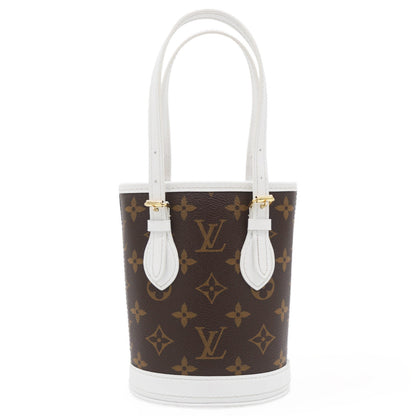 Louis-vuitton Monogram LV Match Nano Bucket Bag White