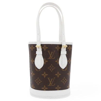Louis-vuitton Monogram LV Match Nano Bucket Bag White