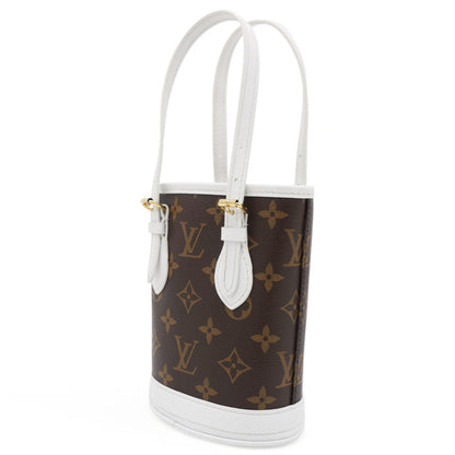 Louis-vuitton Monogram LV Match Nano Bucket Bag White