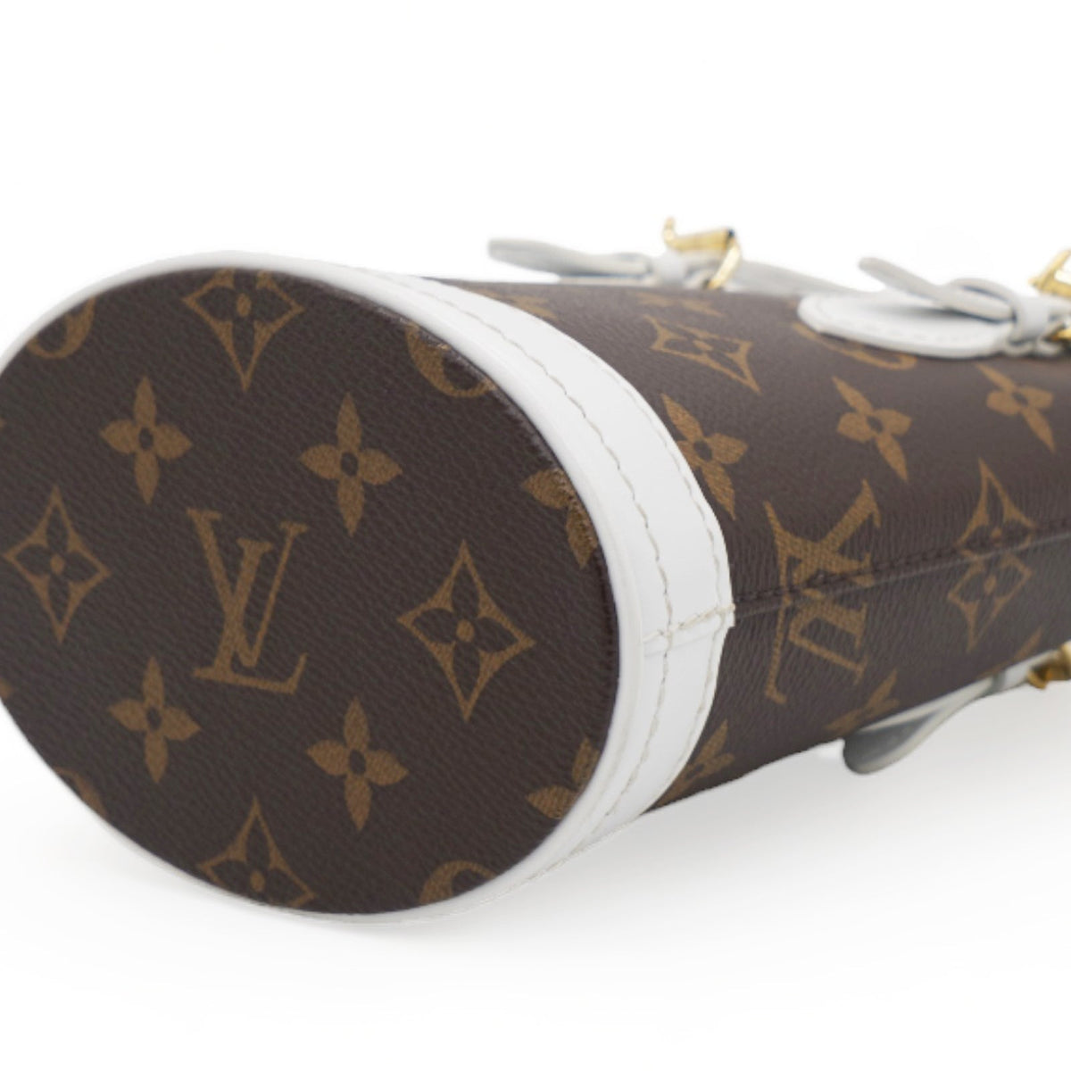 Louis-vuitton Monogram LV Match Nano Bucket Bag White