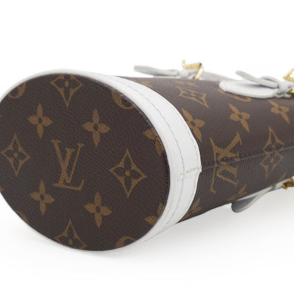 Louis-vuitton Monogram LV Match Nano Bucket Bag White