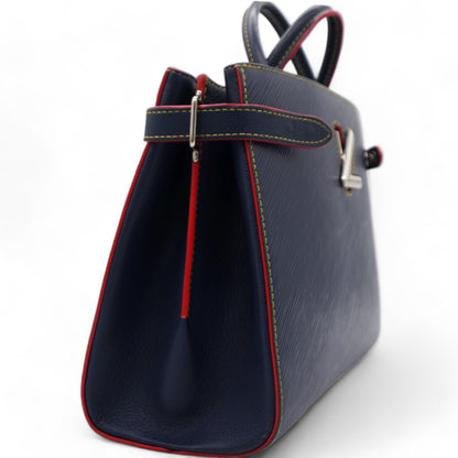 Louis-vuitton Epi Twist Tote Indigo