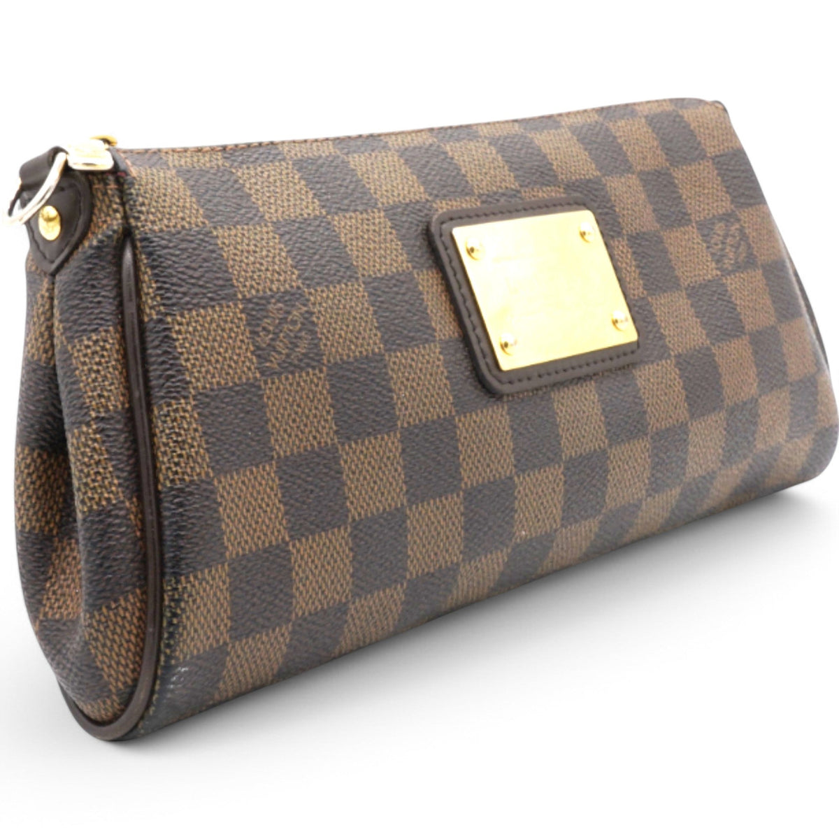 Louis-vuitton Damier Ebene Eva Clutch Brown
